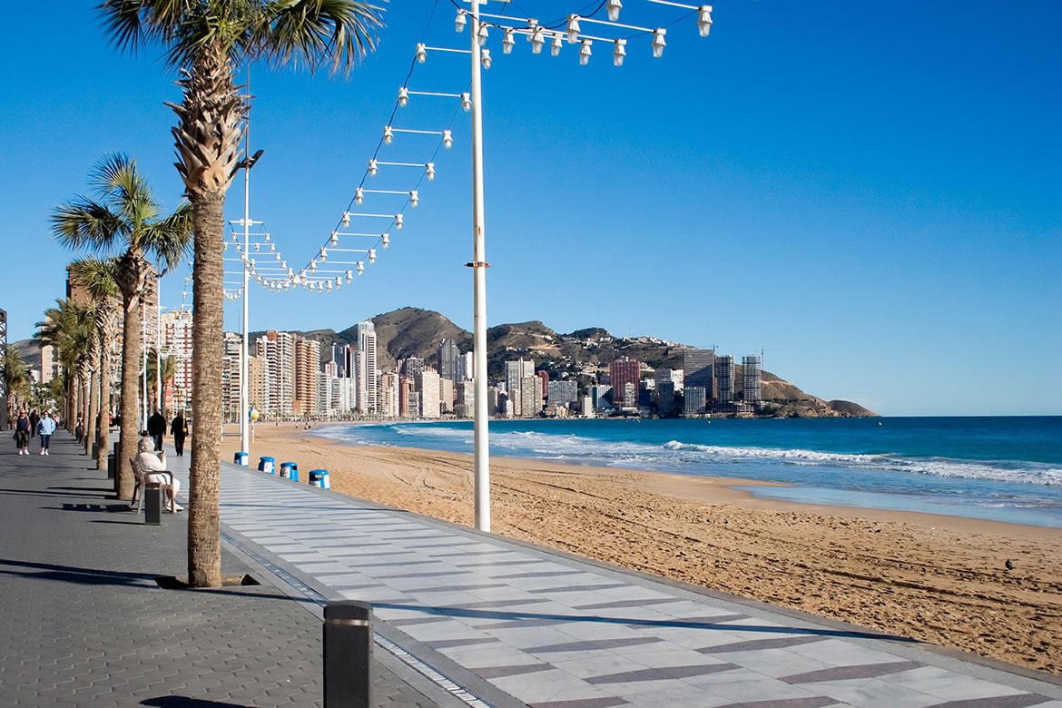 Playa de Levante de Benidorm