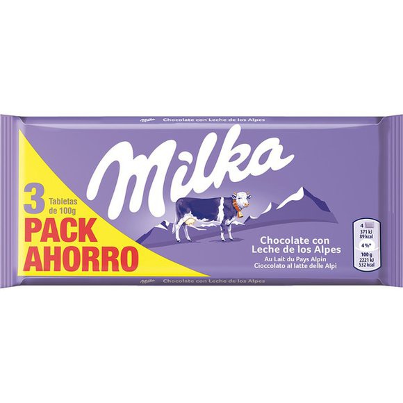 Chocolate milka pack 3