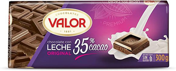 Chocolate puro 300 g valor